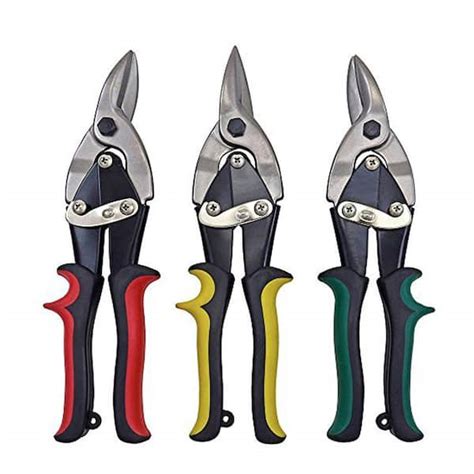 tin snips cutting sheet metal|sheet metal snips home depot.